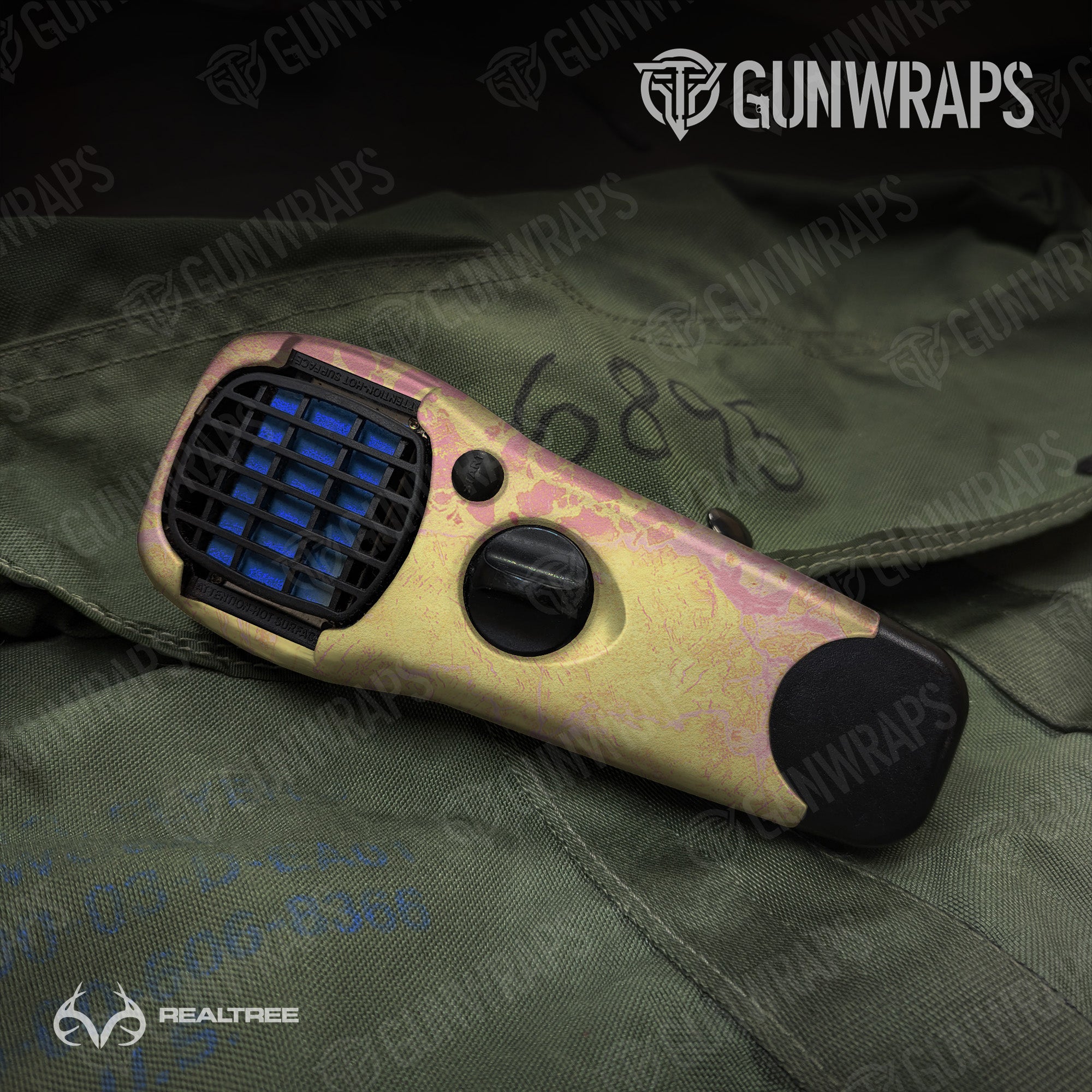 Thermacell Realtree WAV3 Strawberry Lemonade Camo Gear Skin Vinyl Wrap Online Hot Sale