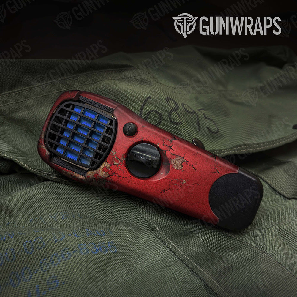 Thermacell Rust 3D Red Gear Skin Vinyl Wrap