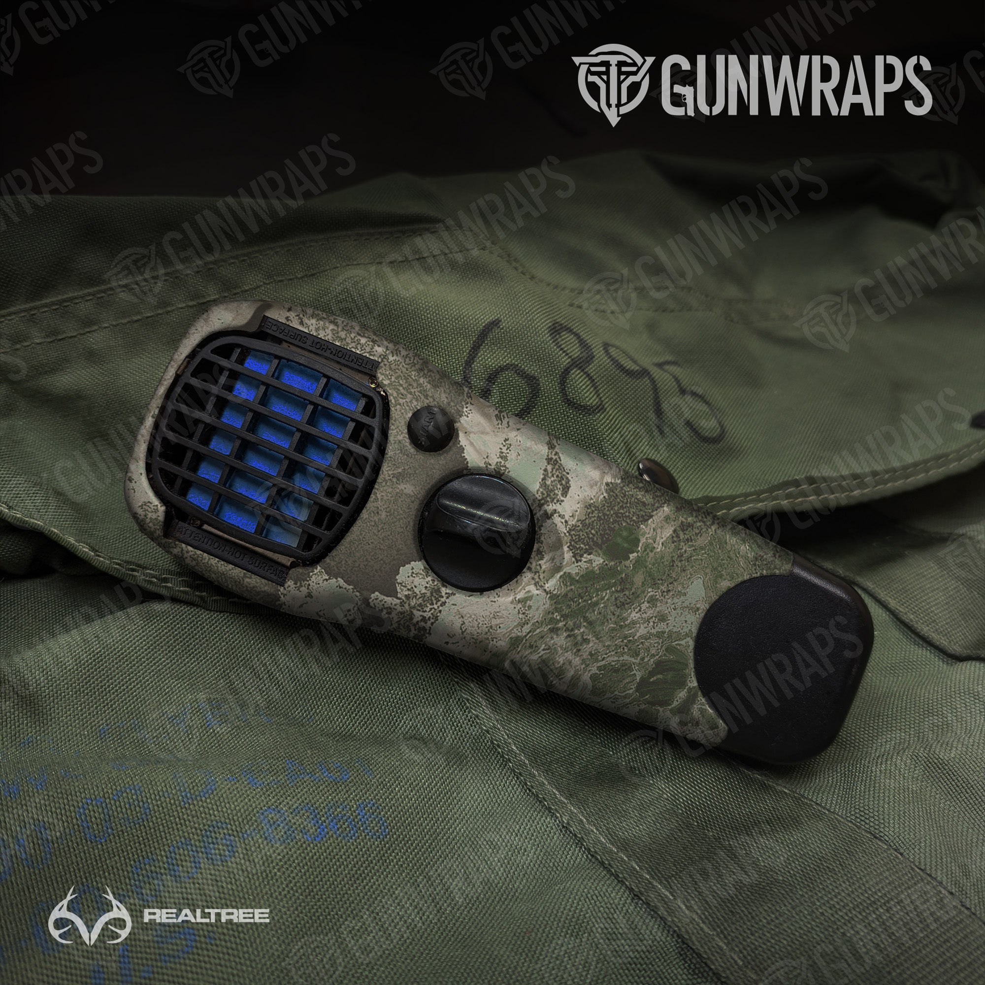 Thermacell Realtree XTREME Marsh Camo Gear Skin Vinyl Wrap