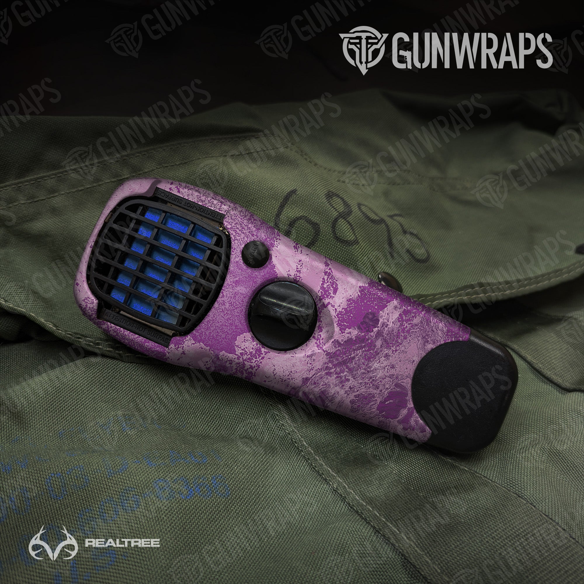 Thermacell Realtree XTREME Passion Pink Camo Gear Skin Vinyl Wrap