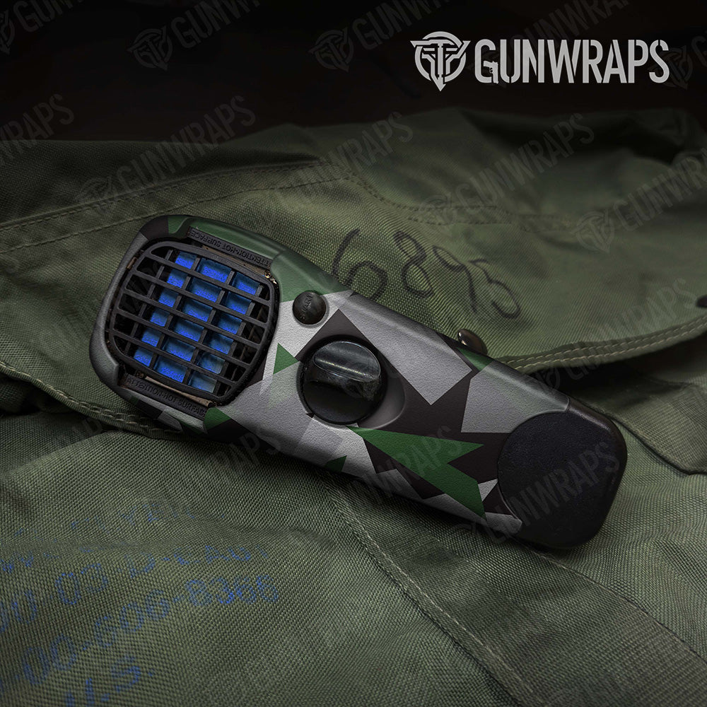 Thermacell Shattered Green Tiger Camo Gear Skin Vinyl Wrap