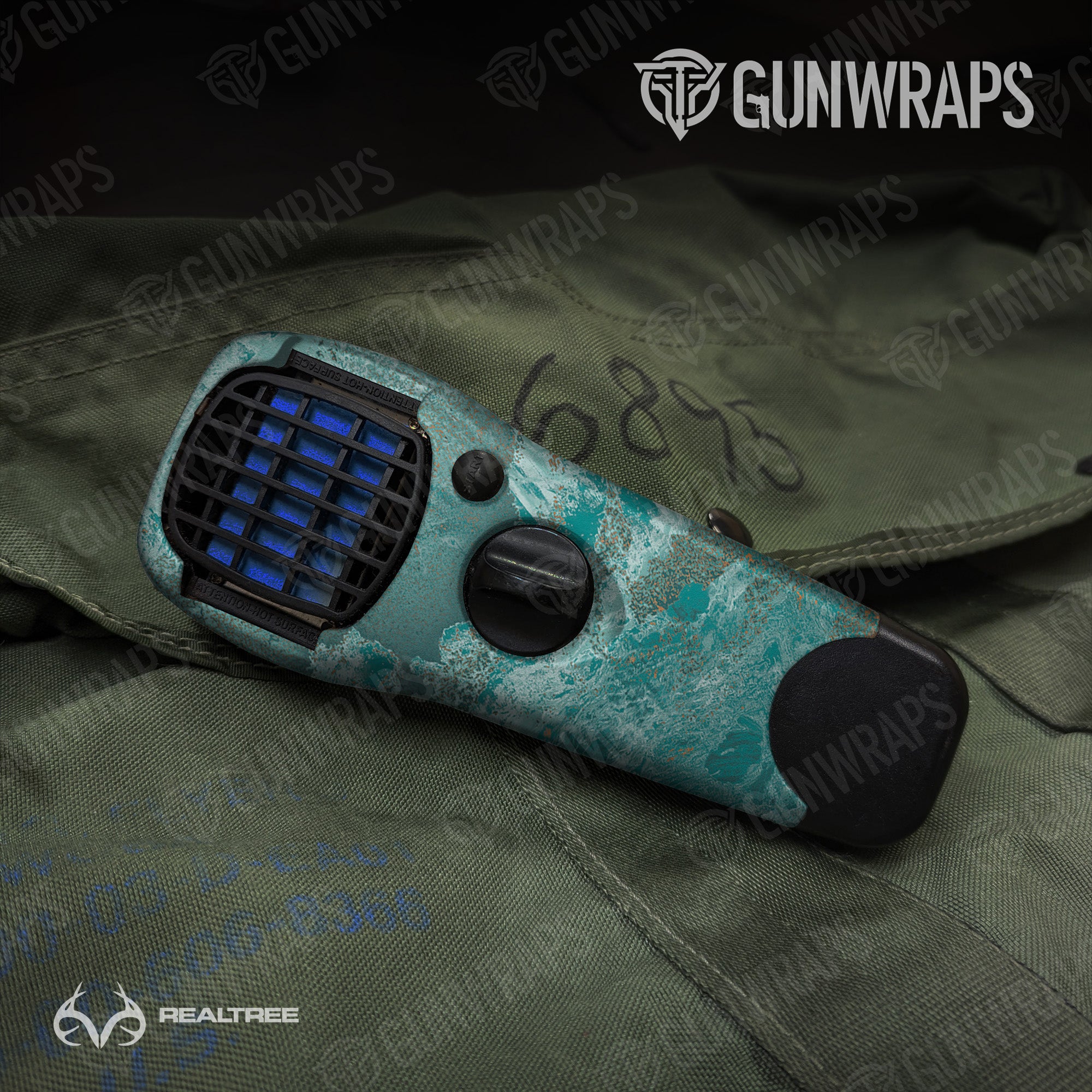 Thermacell Realtree XTREME Miami Camo Gear Skin Vinyl Wrap