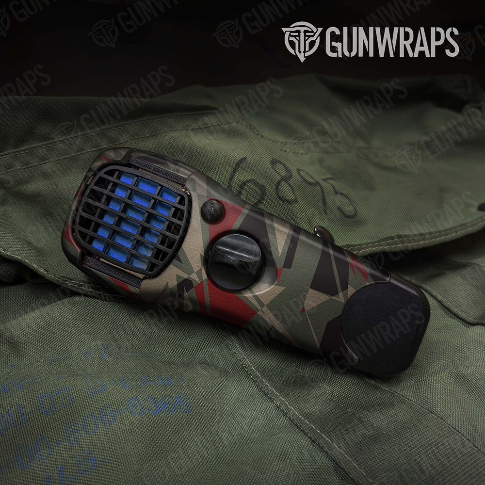 Thermacell Sharp Militant Red Camo Gear Skin Vinyl Wrap Online now