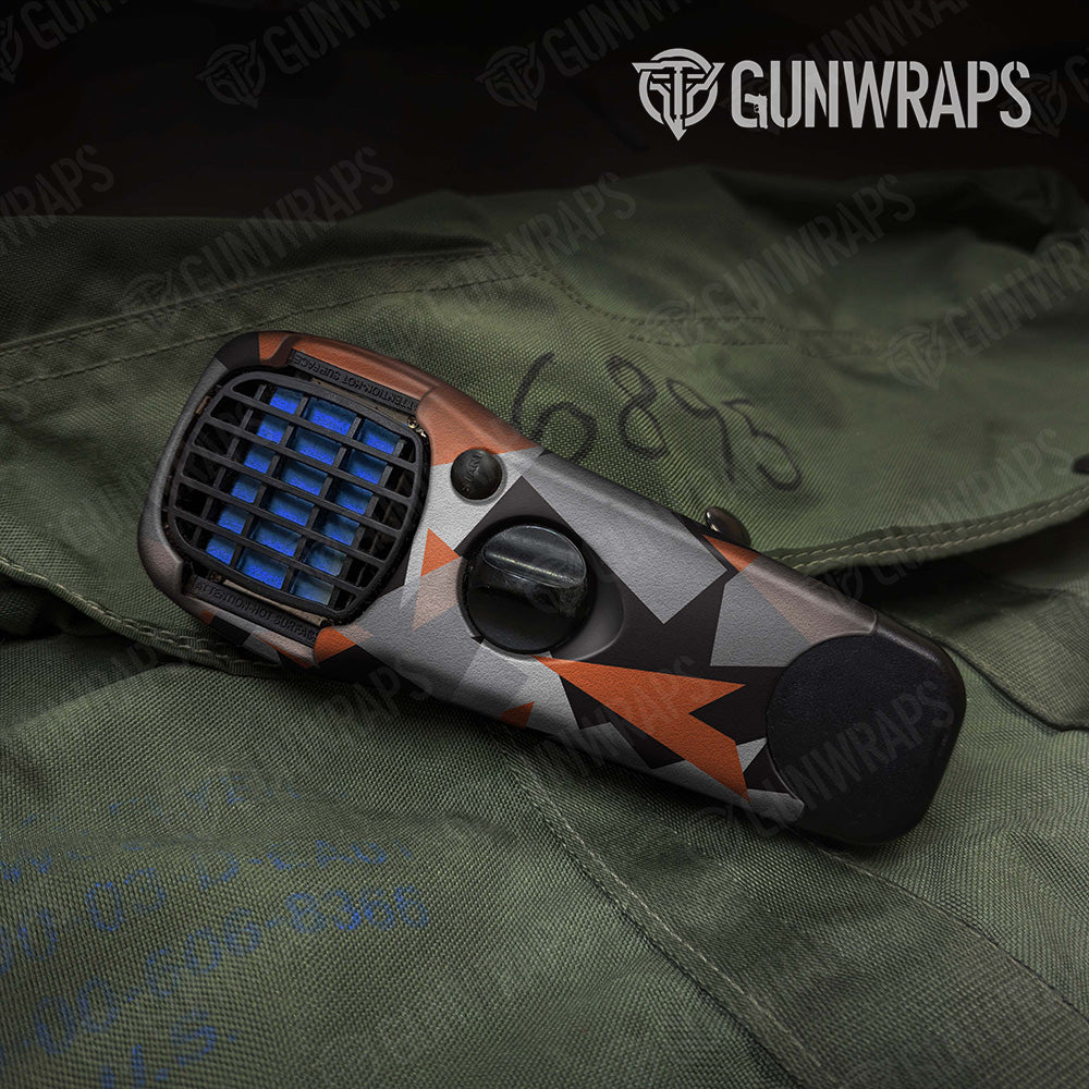Thermacell Shattered Orange Tiger Camo Gear Skin Vinyl Wrap