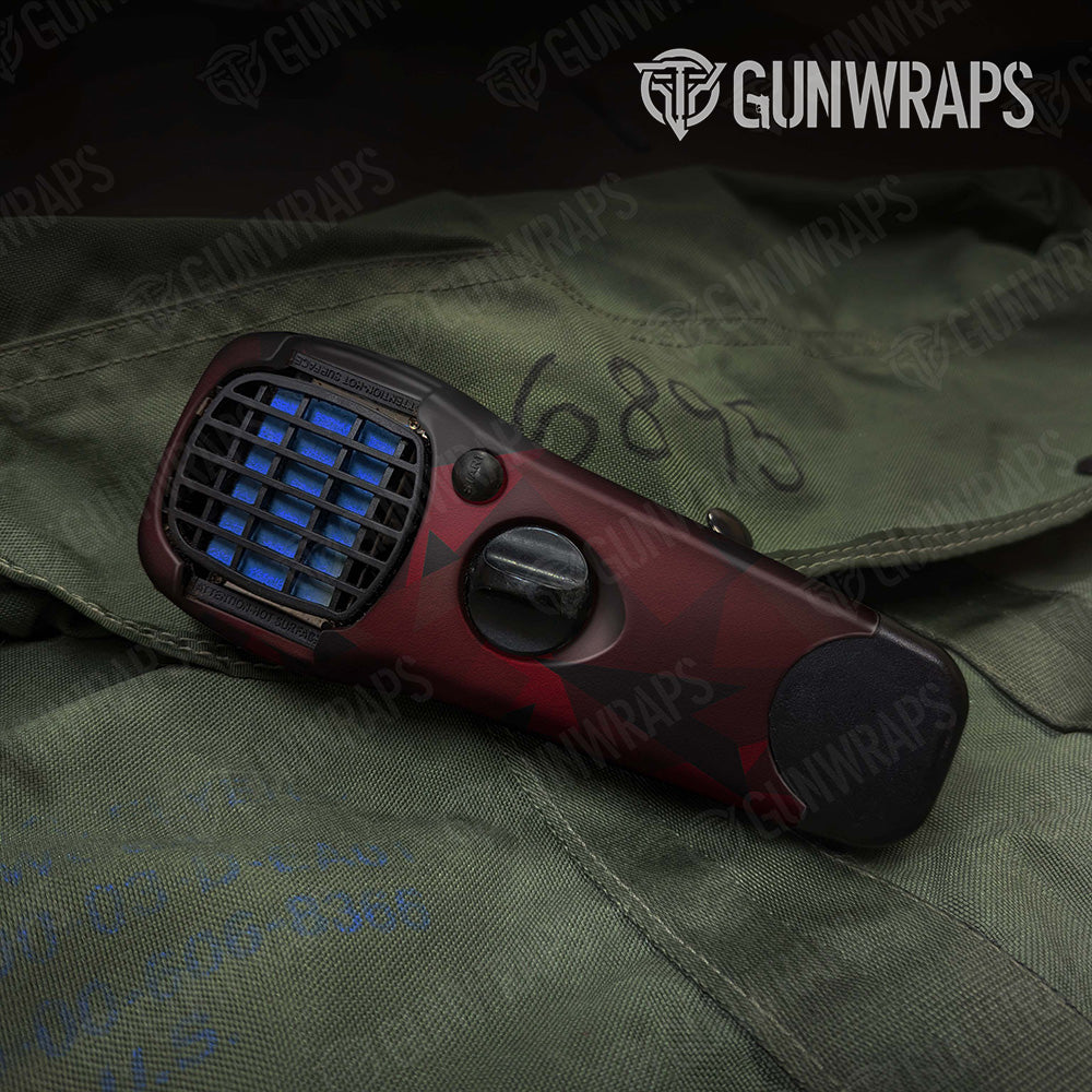 Thermacell Shattered Vampire Red Camo Gear Skin Vinyl Wrap