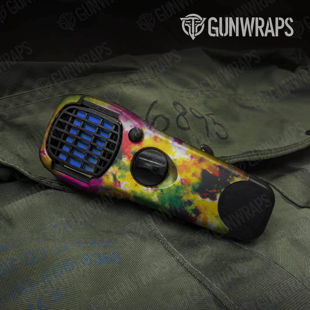 Thermacell Tie Dye Flower Child Gear Skin Vinyl Wrap