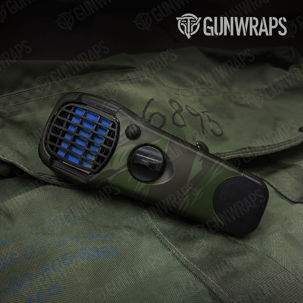 Thermacell Shredded Army Dark Green Camo Gear Skin Vinyl Wrap