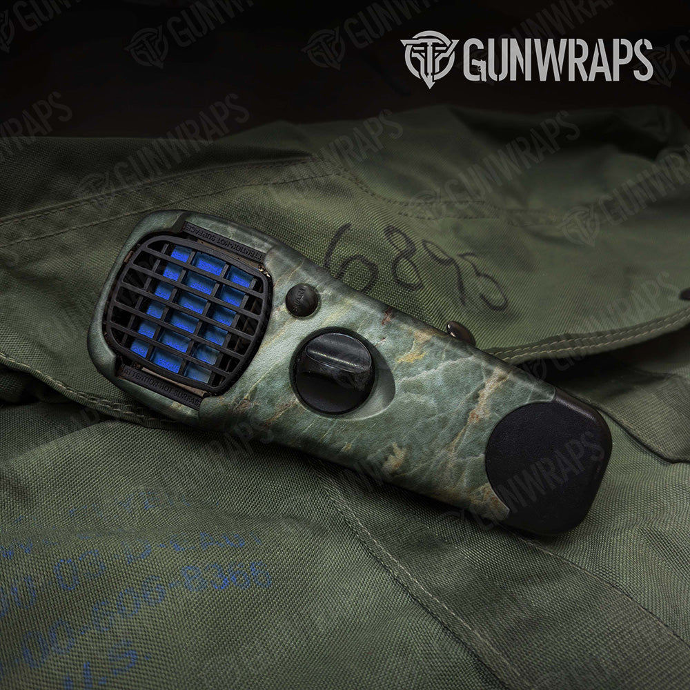 Thermacell Stone Uba Tuba Green Marble Gear Skin Vinyl Wrap