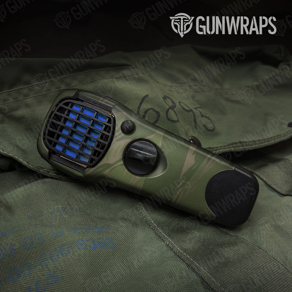 Thermacell Shredded Army Green Camo Gear Skin Vinyl Wrap