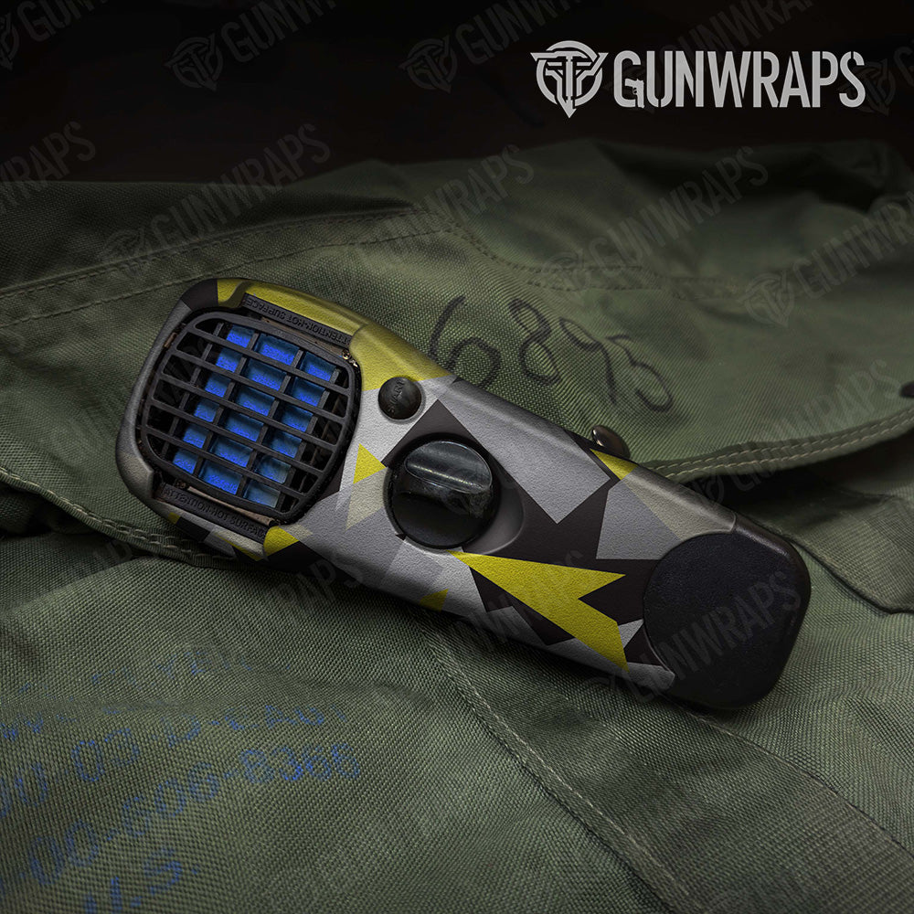 Thermacell Shattered Yellow Tiger Camo Gear Skin Vinyl Wrap Sale