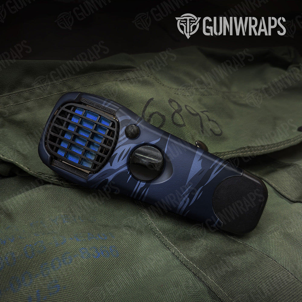 Thermacell Shredded Blue Midnight Camo Gear Skin Vinyl Wrap