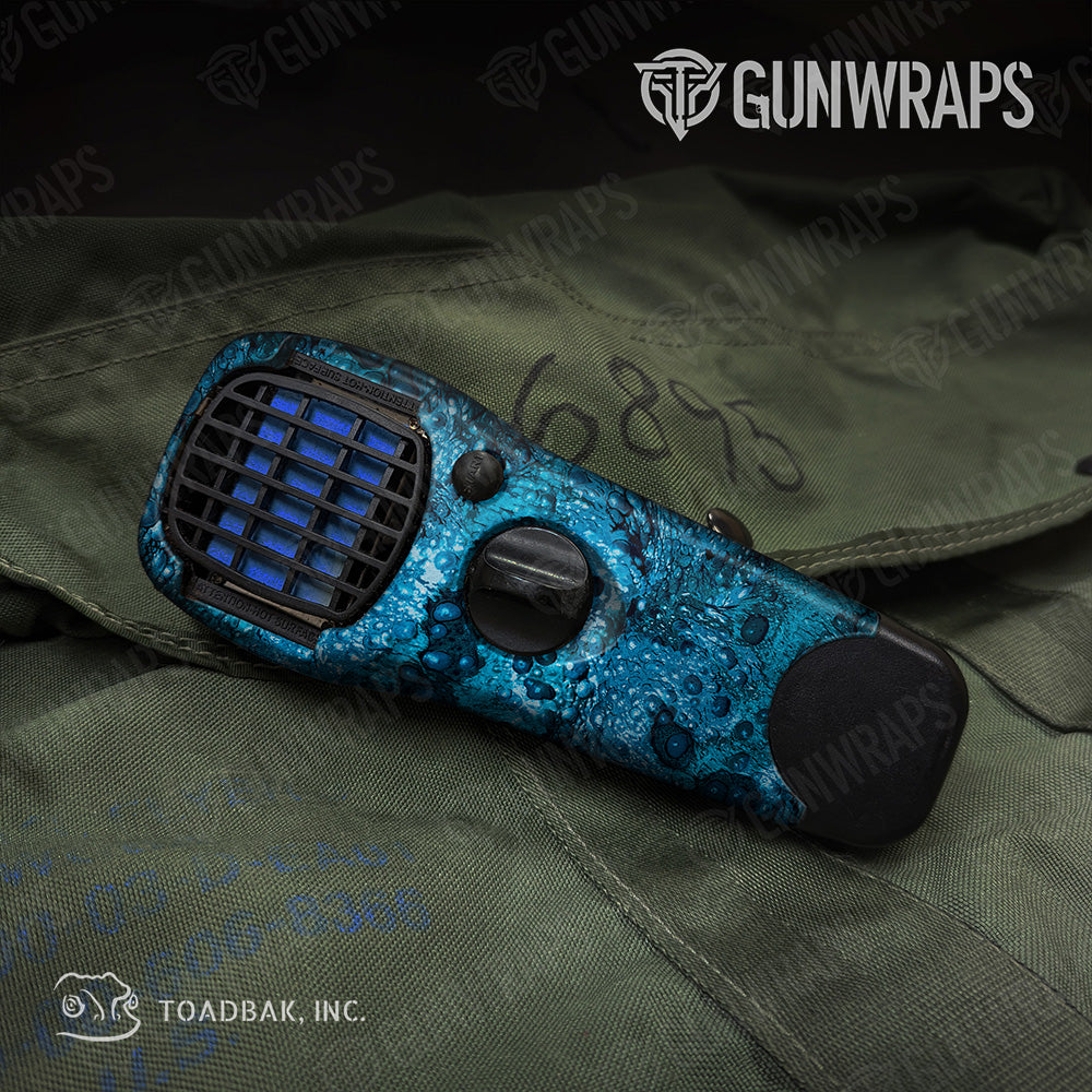 Thermacell Toadaflage Blue Camo gear skin vinyl wrap