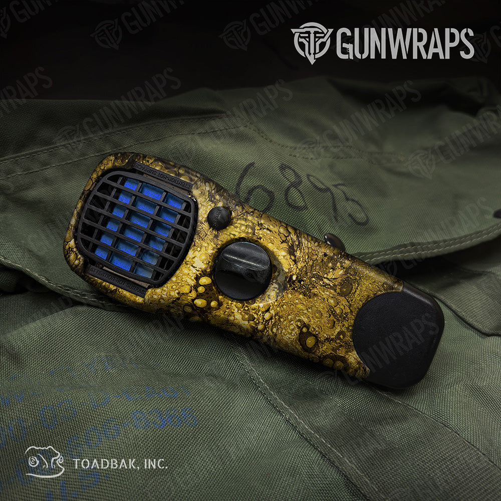 Thermacell Toadaflage Yellow Camo gear skin vinyl wrap