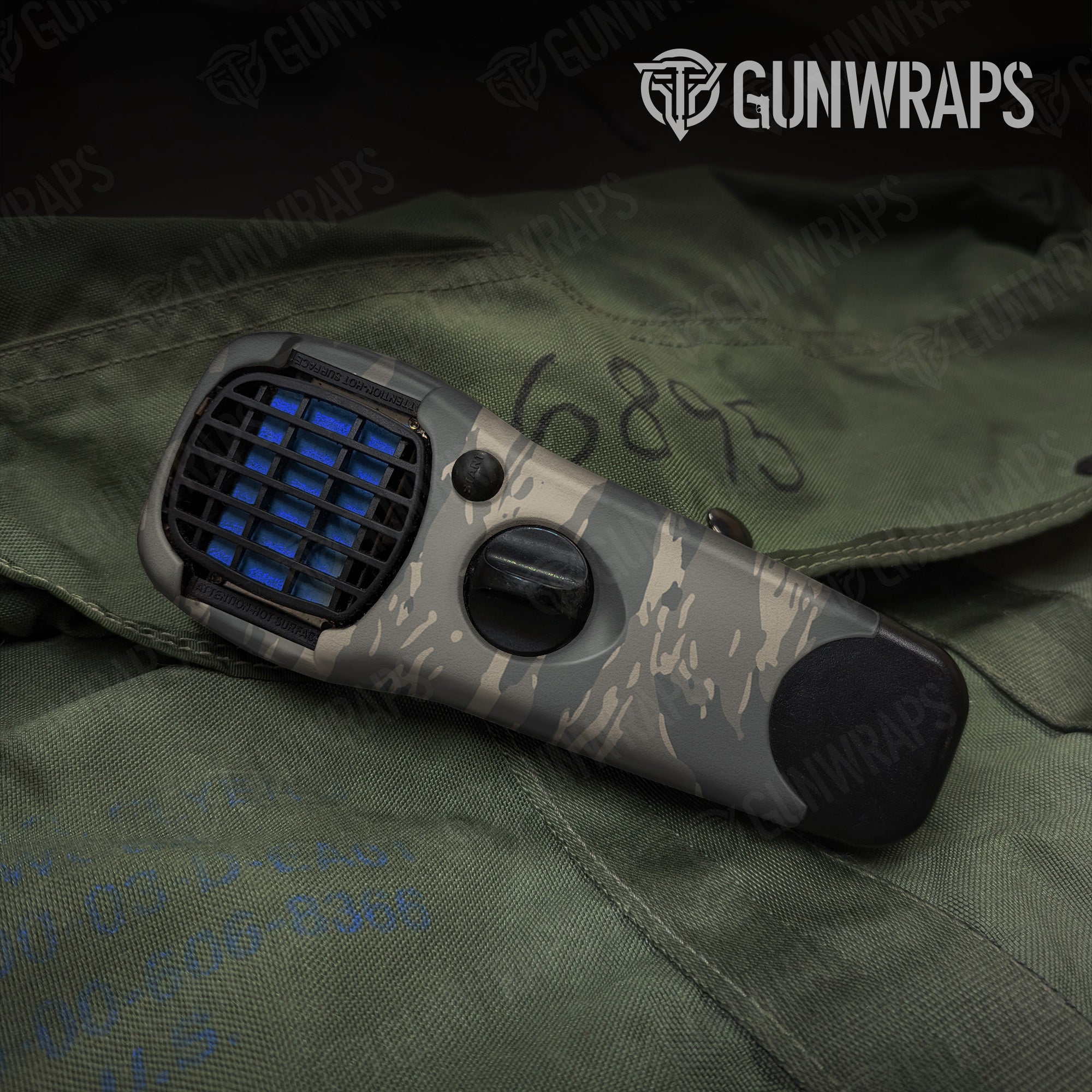 Thermacell Vietnam Tiger Stripe Army gear skin vinyl wrap
