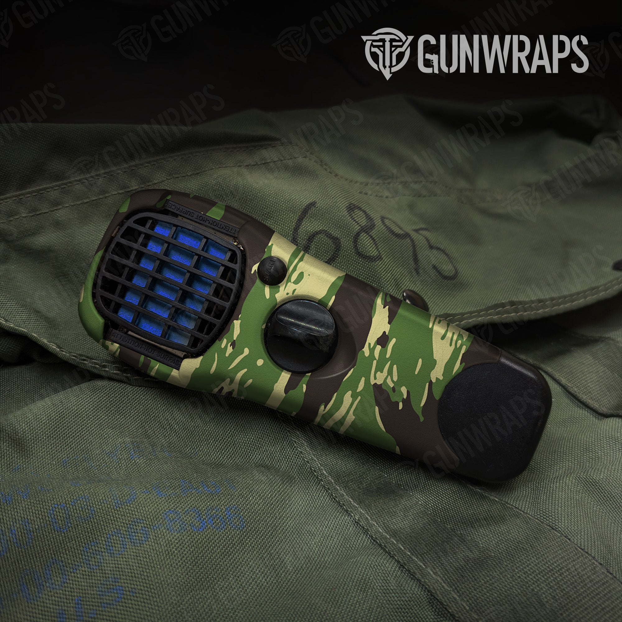 Thermacell Vietnam Tiger Stripe Jungle gear skin vinyl wrap Online now