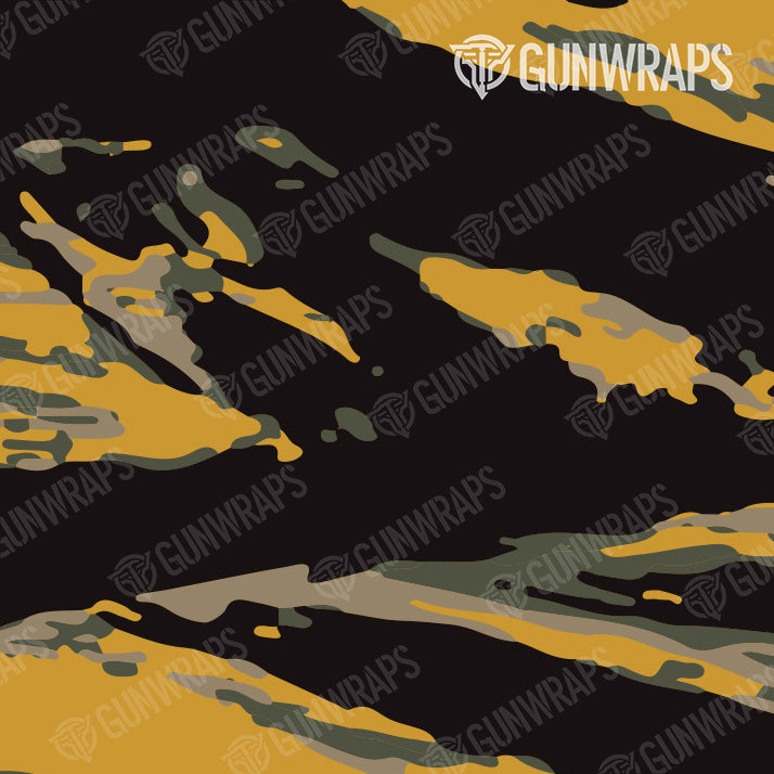 Thermacell Vietnam Tiger Stripe Militant Yellow gear skin vinyl wrap
