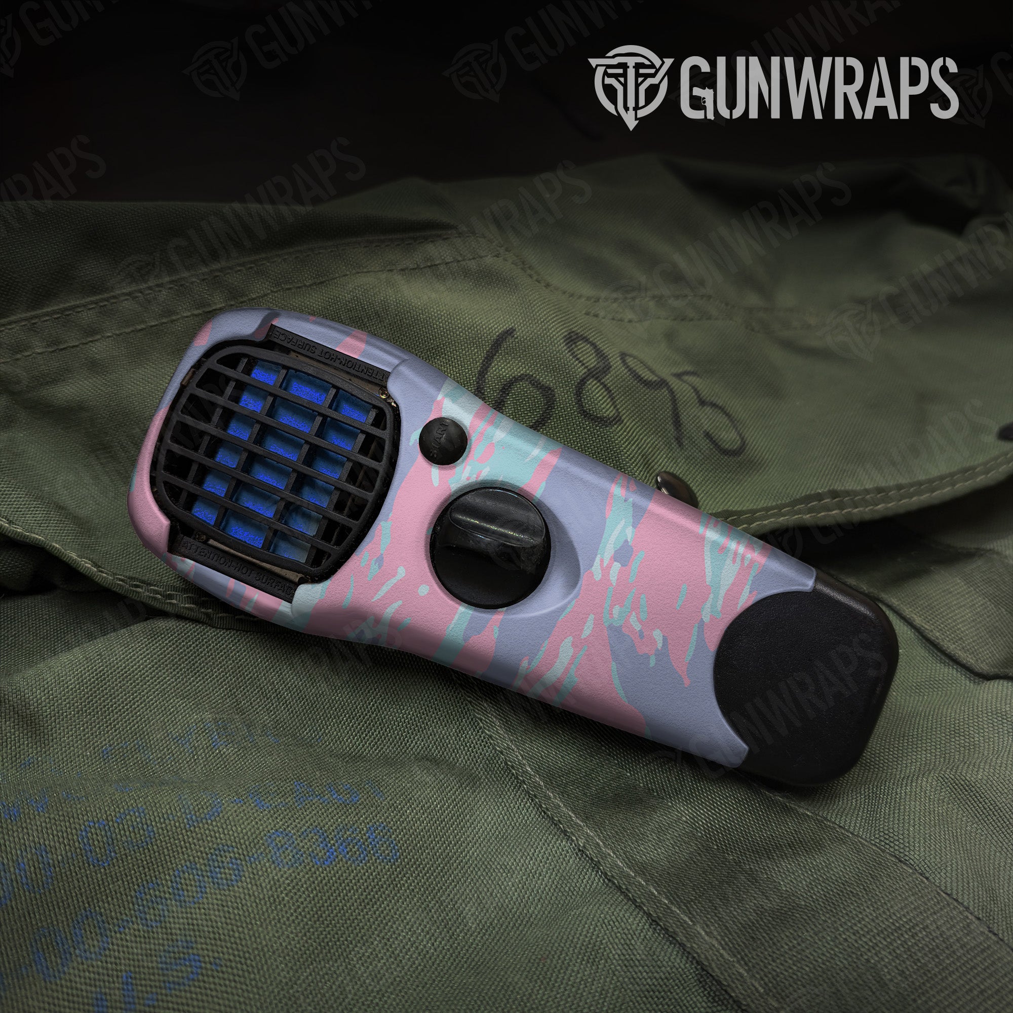 Thermacell Vietnam Tiger Stripe Cotton Candy gear skin vinyl wrap