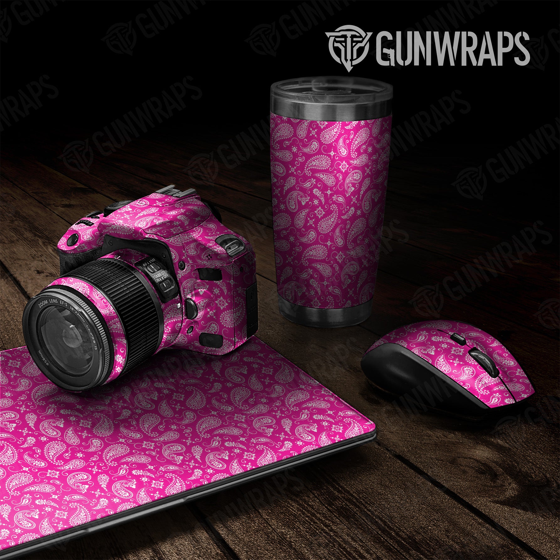 Universal Sheet Bandana Magenta & White Gear Skin Vinyl Wrap Online Hot Sale