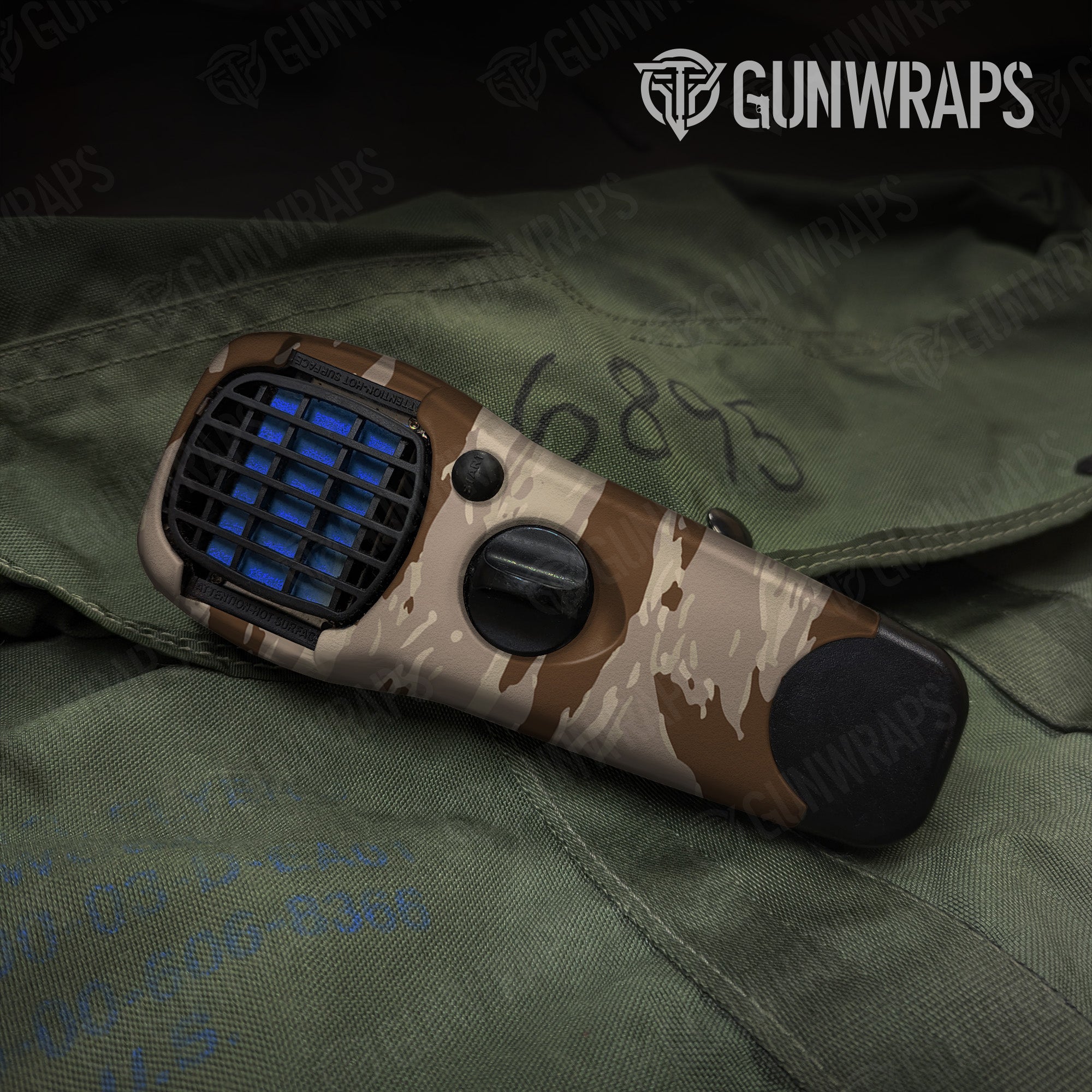 Thermacell Vietnam Tiger Stripe Desert gear skin vinyl wrap
