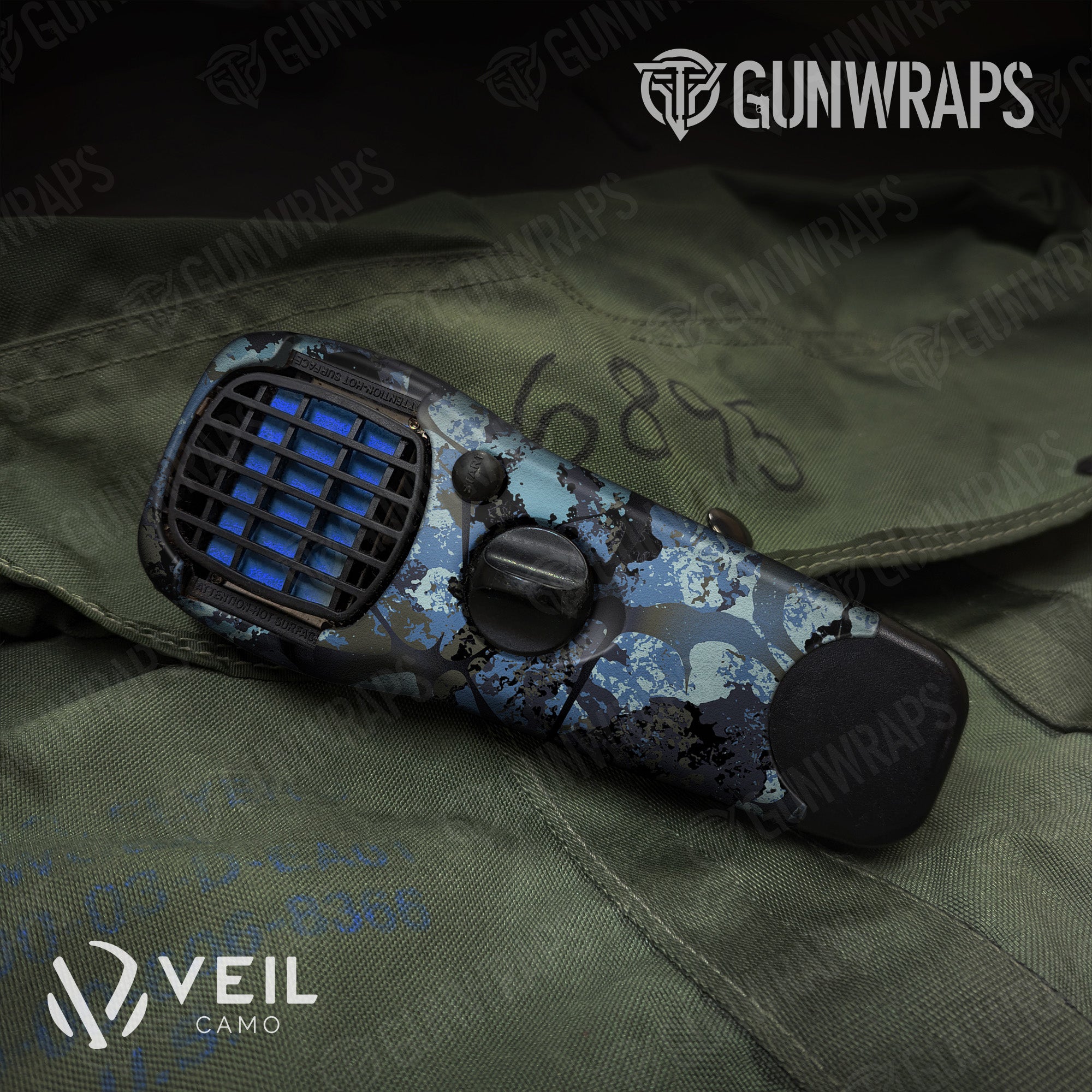 Thermacell Veil Stoke Poseidon Camo gear skin vinyl wrap