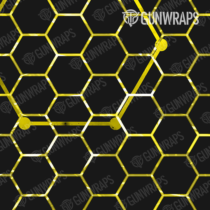 Thermacell Vivid Hex Yellow Gear Skin Vinyl Wrap