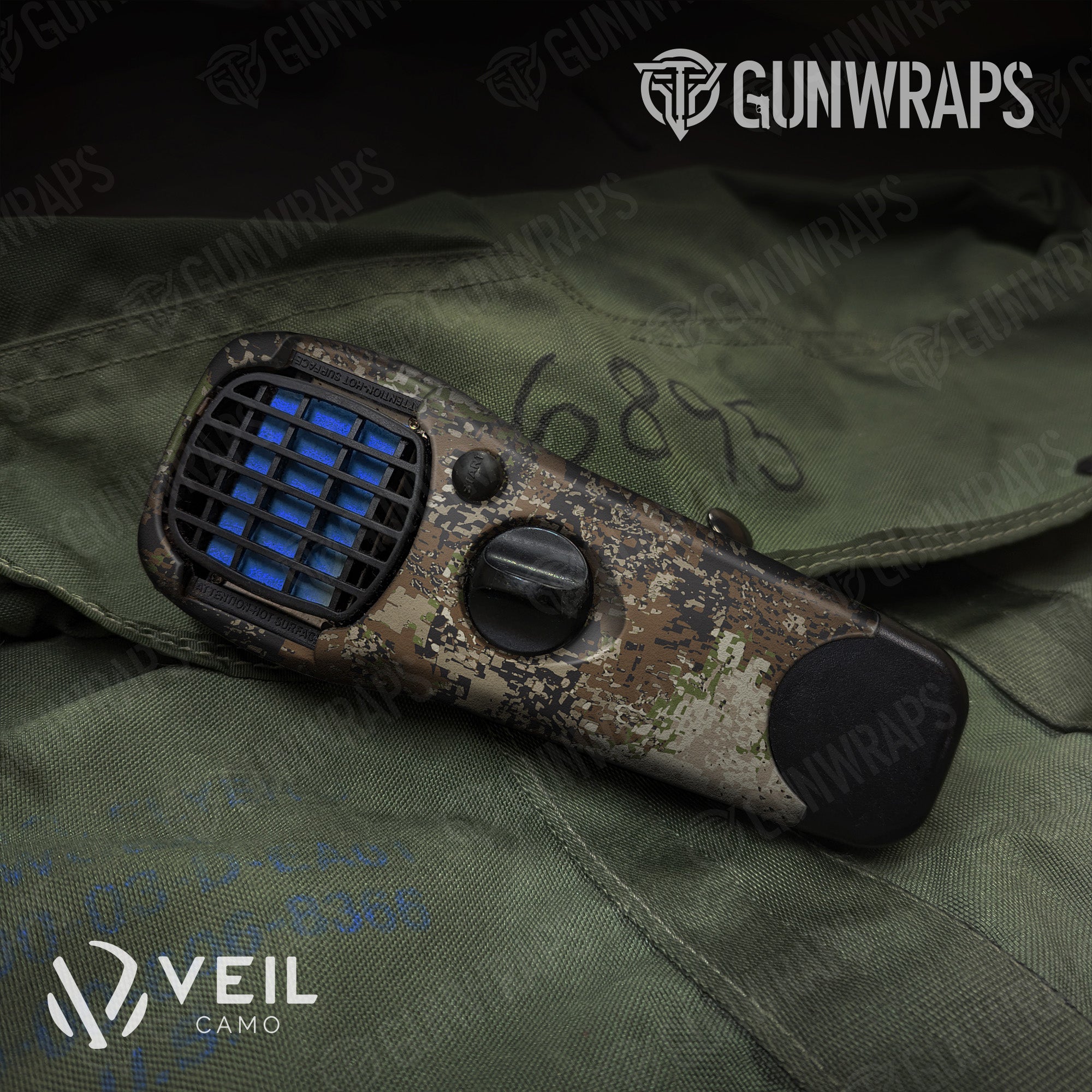 Thermacell Veil Stryk Transition Flat Camo gear skin vinyl wrap