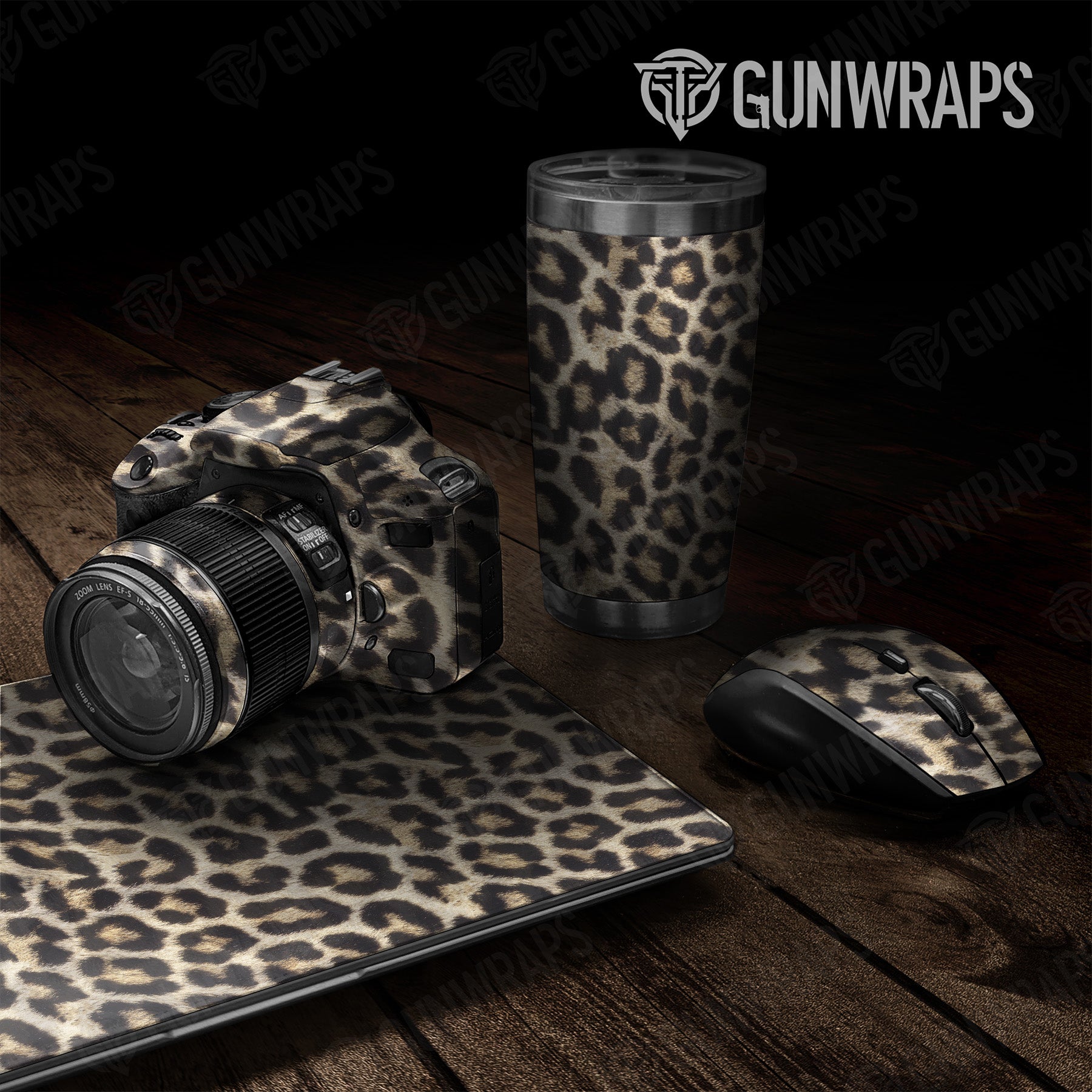 Universal Sheet Animal Print Leopard Gear Skin Vinyl Wrap