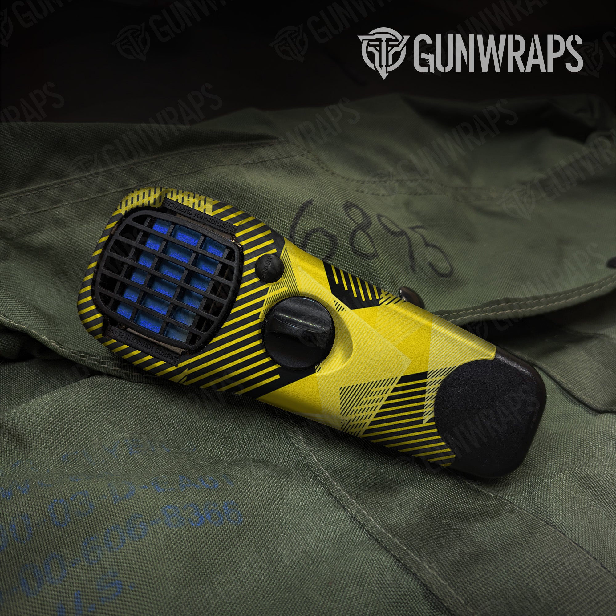 Thermacell Trigon Elite Yellow gear skin vinyl wrap Supply