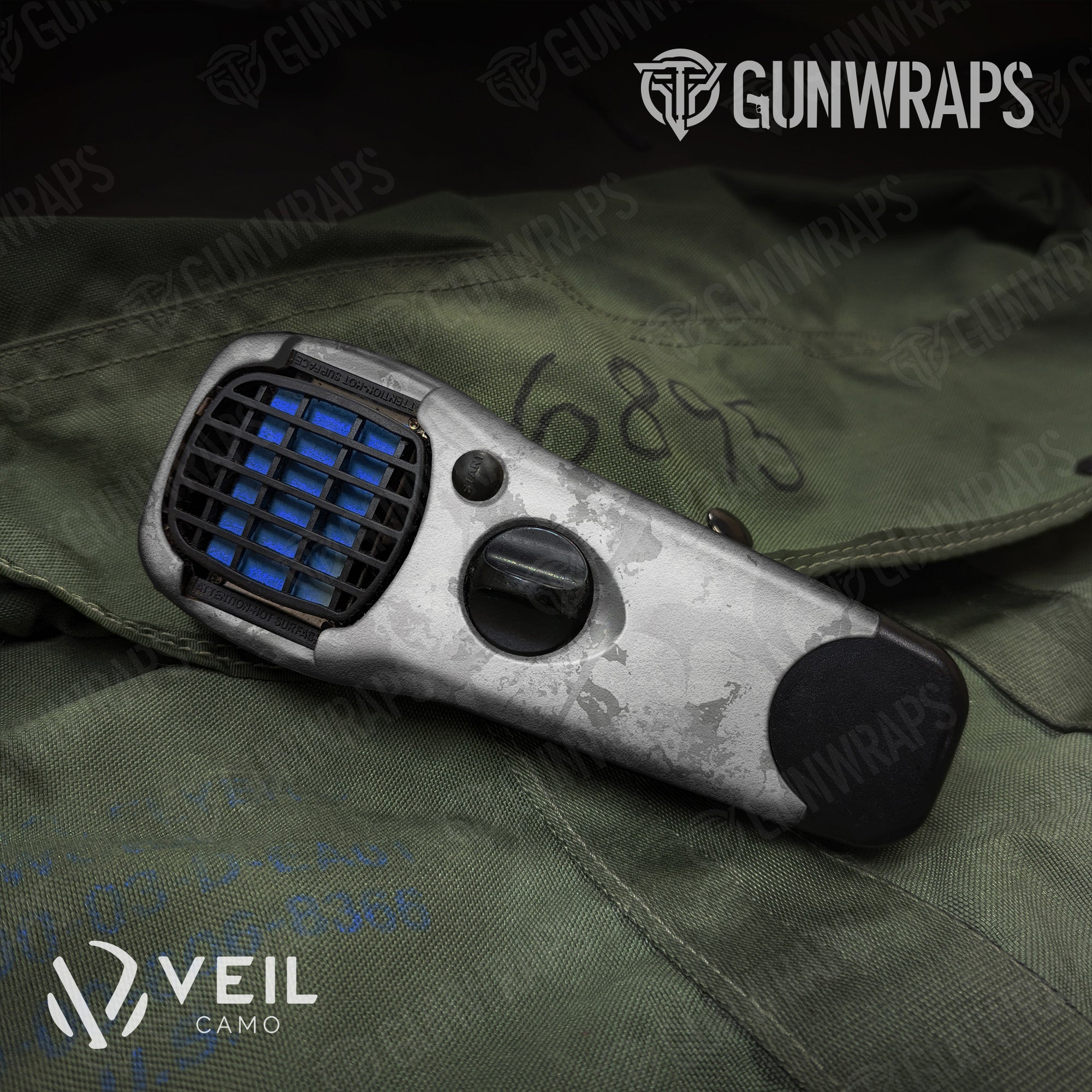 Thermacell Veil Stoke Whiteout Camo gear skin vinyl wrap
