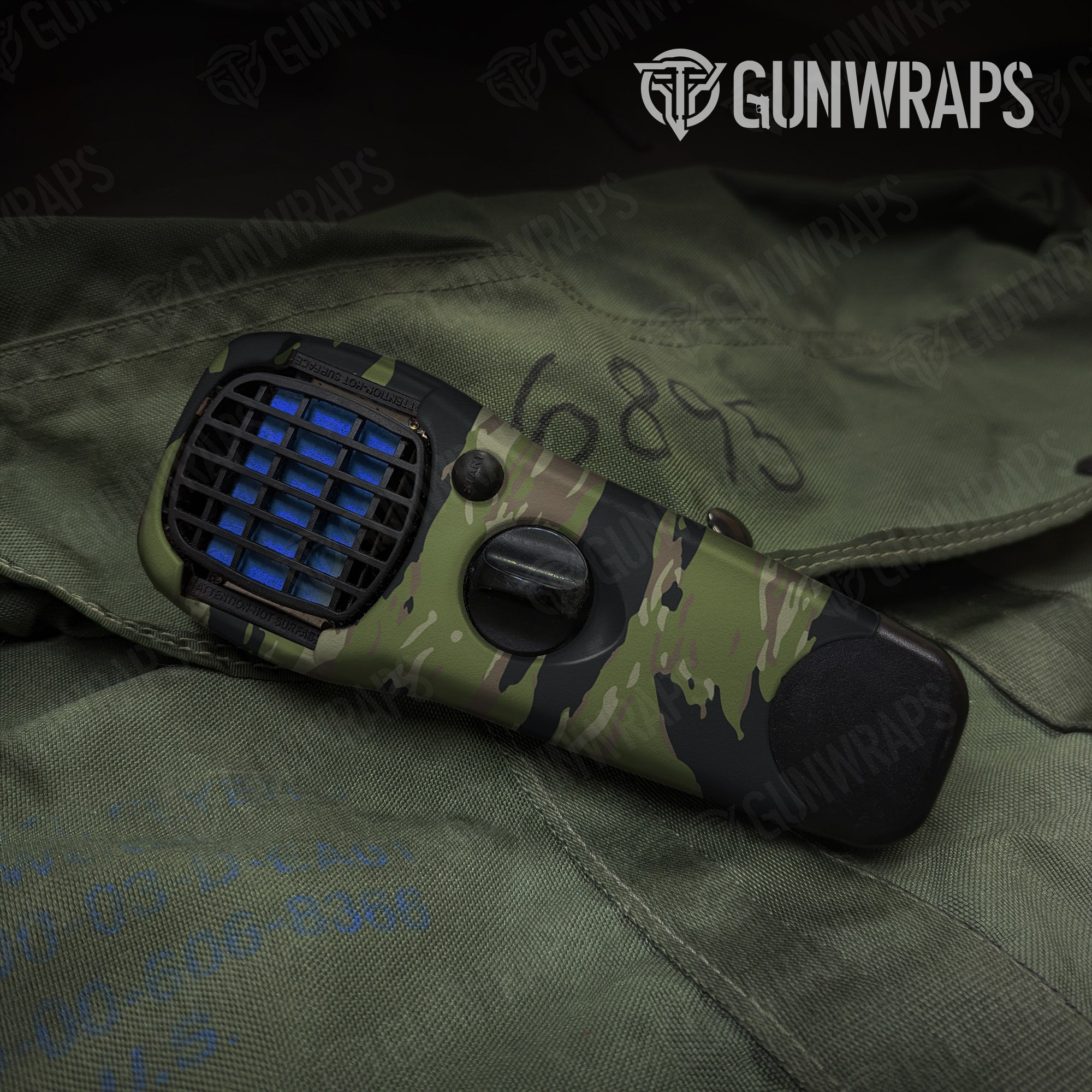 Thermacell Vietnam Tiger Stripe Original gear skin vinyl wrap