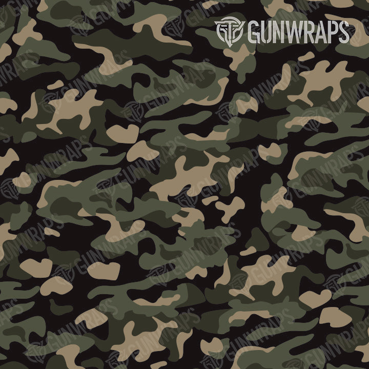 Universal Sheet Classic Militant Green Camo Gear Skin Vinyl Wrap Fashion