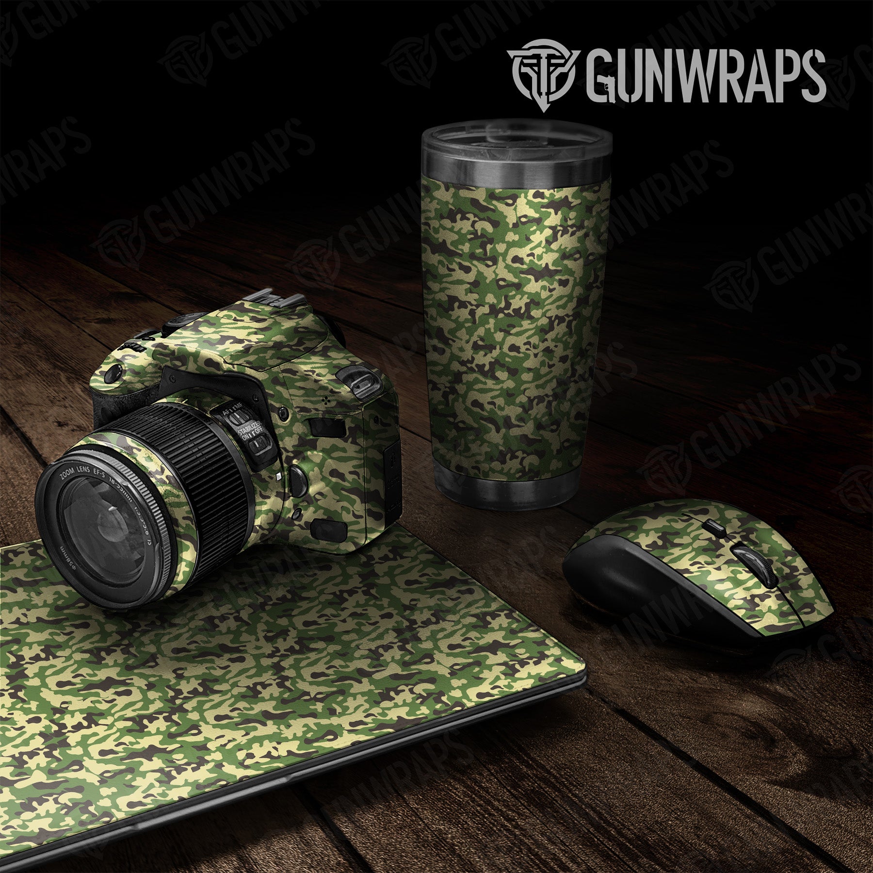 Universal Sheet Classic Jungle Camo Gear Skin Vinyl Wrap