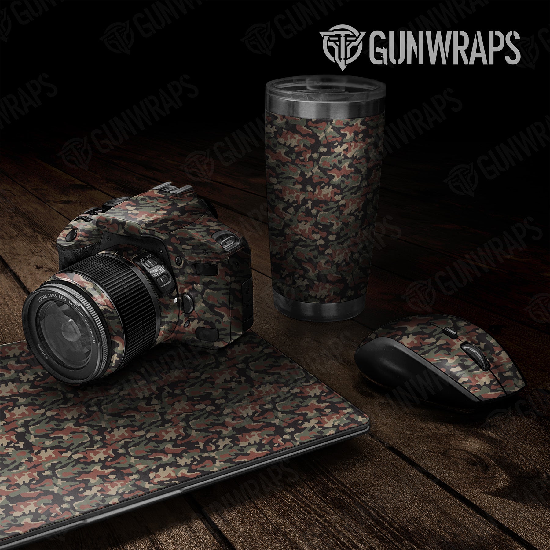 Universal Sheet Classic Militant Copper Camo Gear Skin Vinyl Wrap
