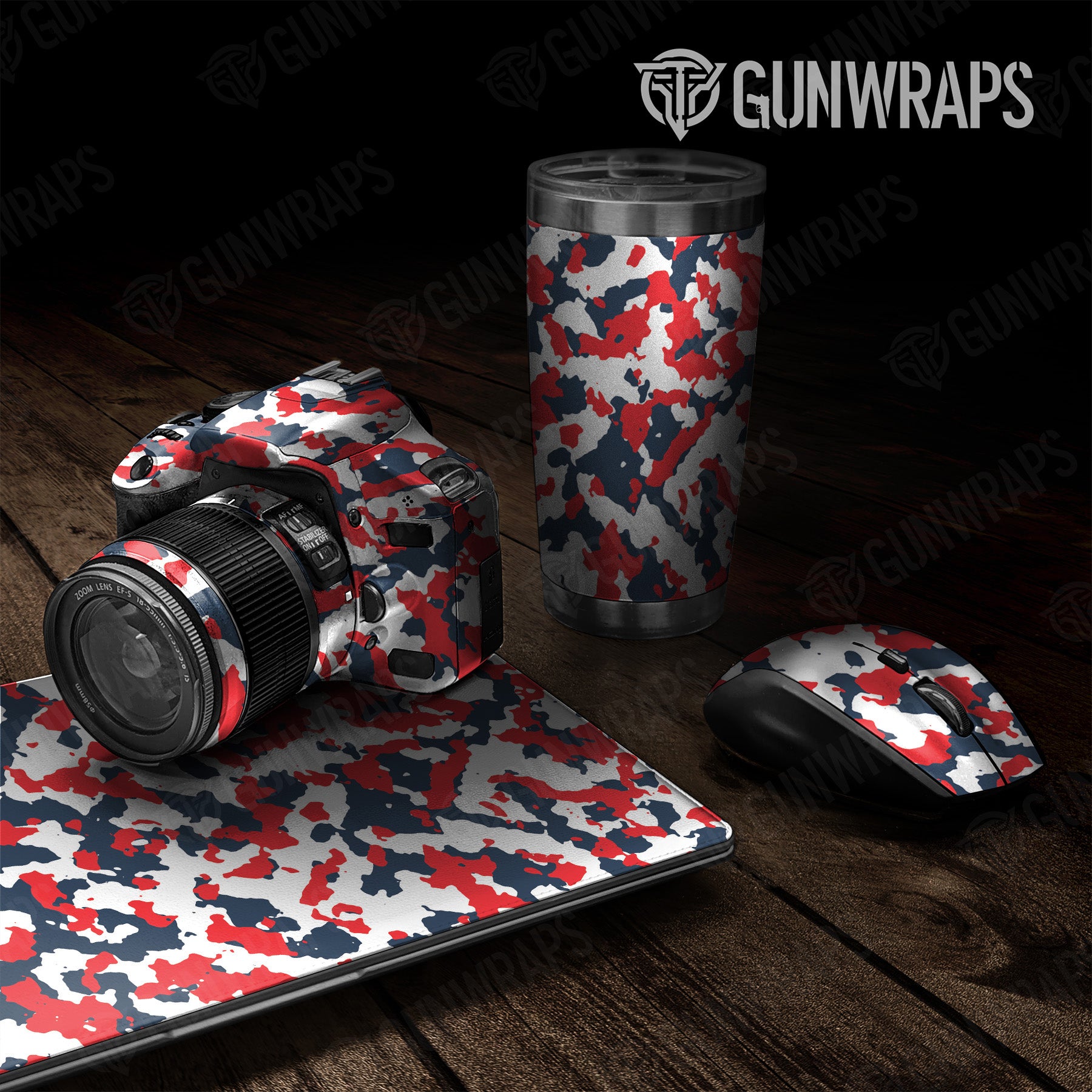 Universal Sheet Cumulus America Camo Gear Skin Vinyl Wrap