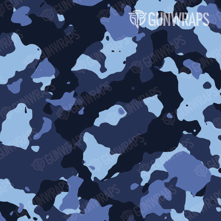 Universal Sheet Cumulus Blue Urban Night Camo Gear Skin Vinyl Wrap