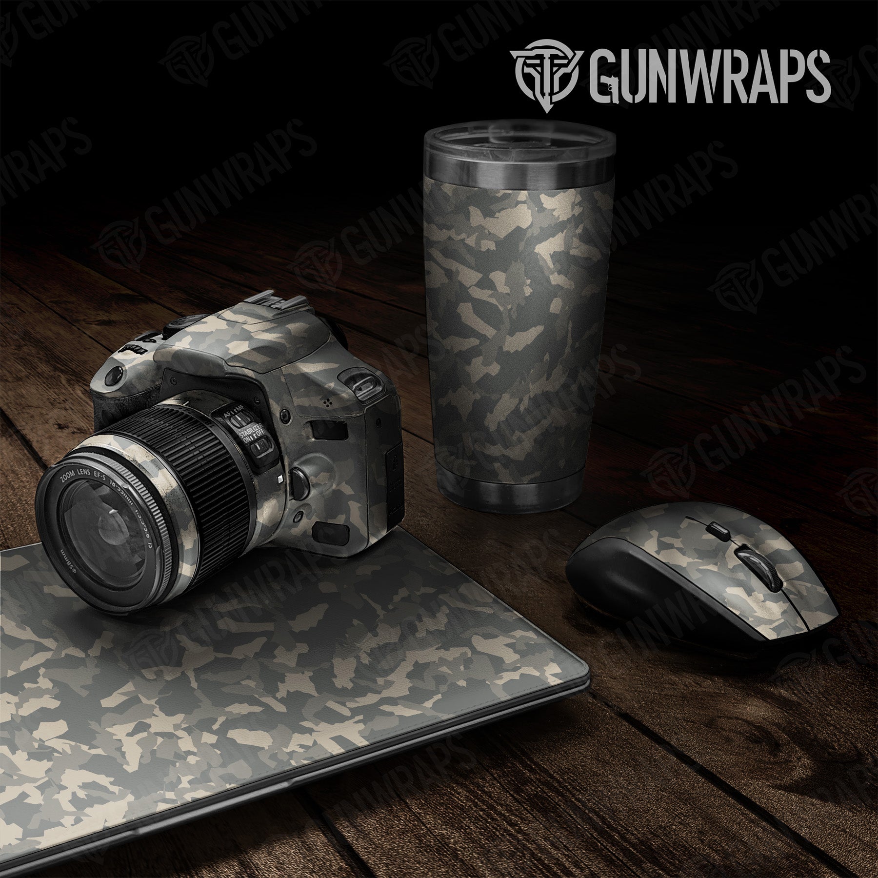 Universal Sheet Erratic Army Camo Gear Skin Vinyl Wrap