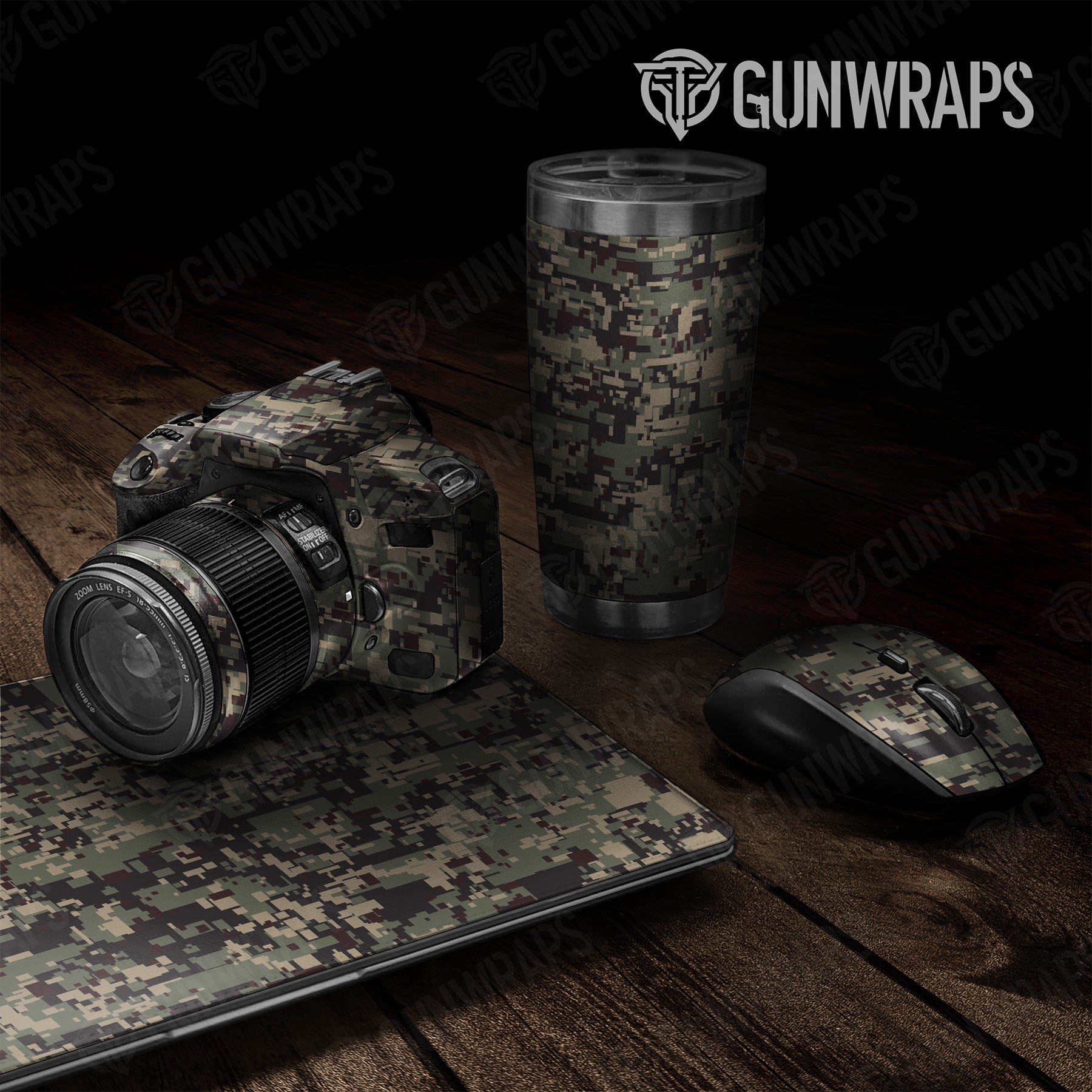 Universal Sheet Digital Militant Blood Camo Gear Skin Vinyl Wrap
