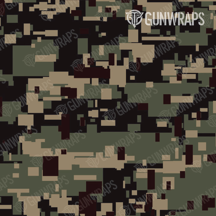 Universal Sheet Digital Militant Blood Camo Gear Skin Vinyl Wrap
