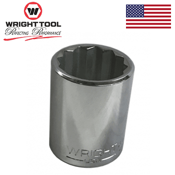 1/2″ Dr. Wright 13/16″ – 12 Point Standard Socket #4126 (4126WR)