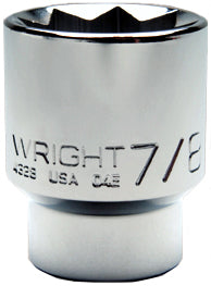 1/2″ Dr. Wright 1/2″ Special 8 Pt. Square Standard Sockets (4316WR)