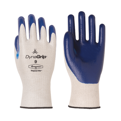 DynaGrip Dynamax Gloves with Solid Nitrile Palm Coating Supply