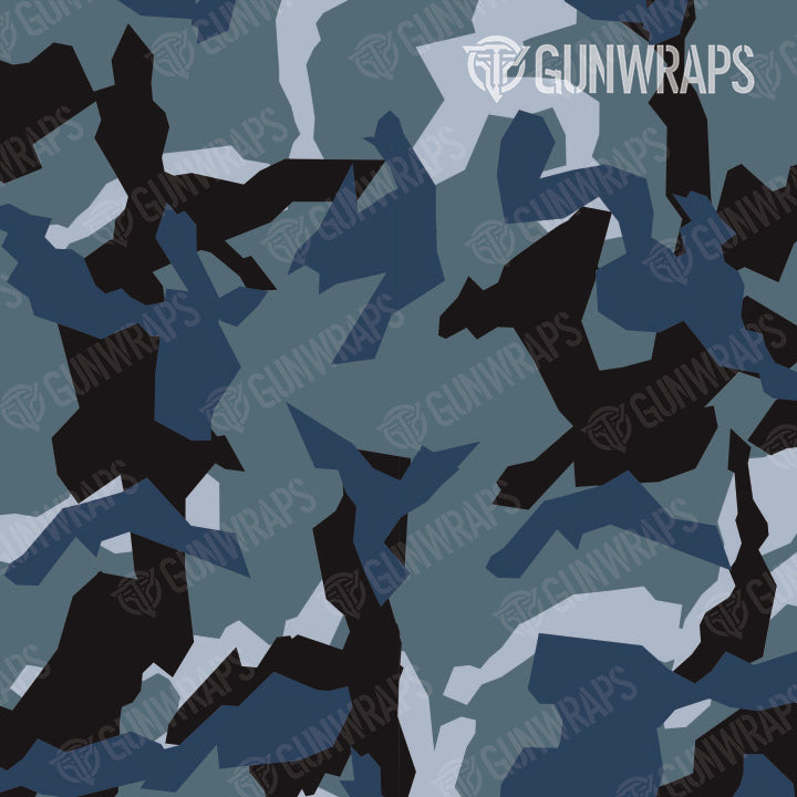 Universal Sheet Erratic Navy Camo Gear Skin Vinyl Wrap