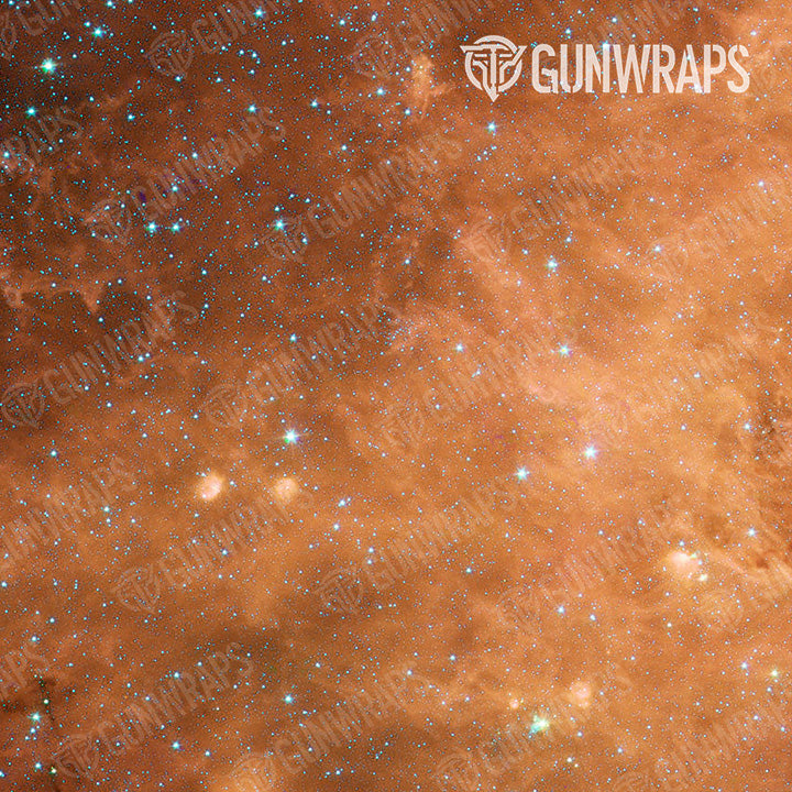 Universal Sheet Galaxy Orange Nebula Gear Skin Vinyl Wrap Supply