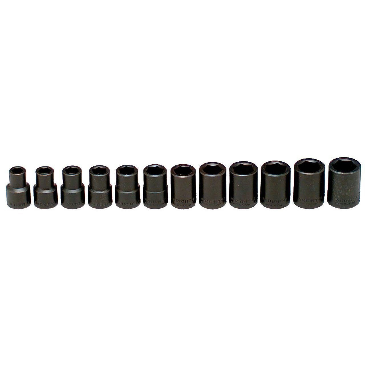 1/2″ Drive 12 Piece 6 Point Standard Metric Impact Socket Set (460WR)
