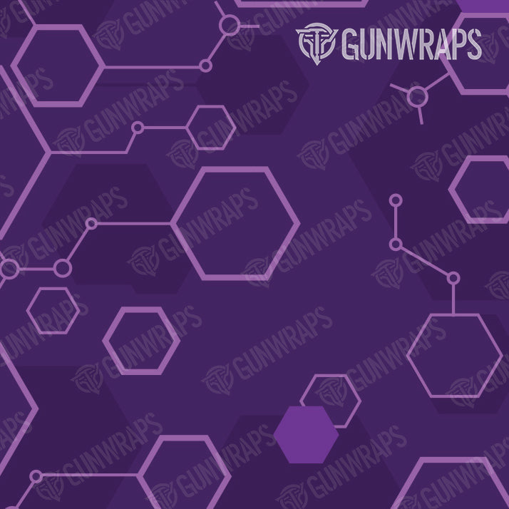 Universal Sheet Hex DNA Elite Purple Gear Skin Vinyl Wrap