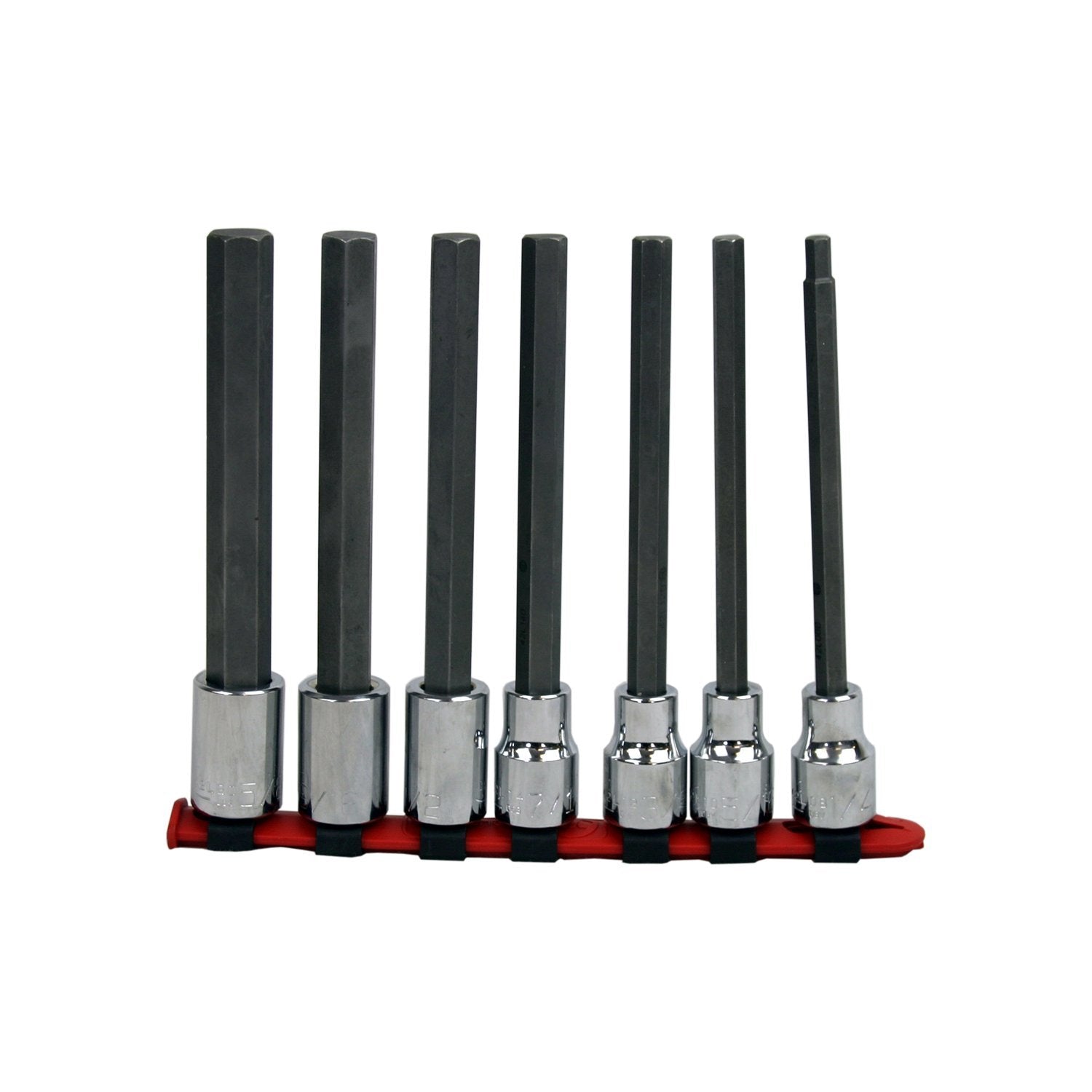 1/2″ Drive 7 Piece Hex Bit Socket Set – Long Length (406WR)