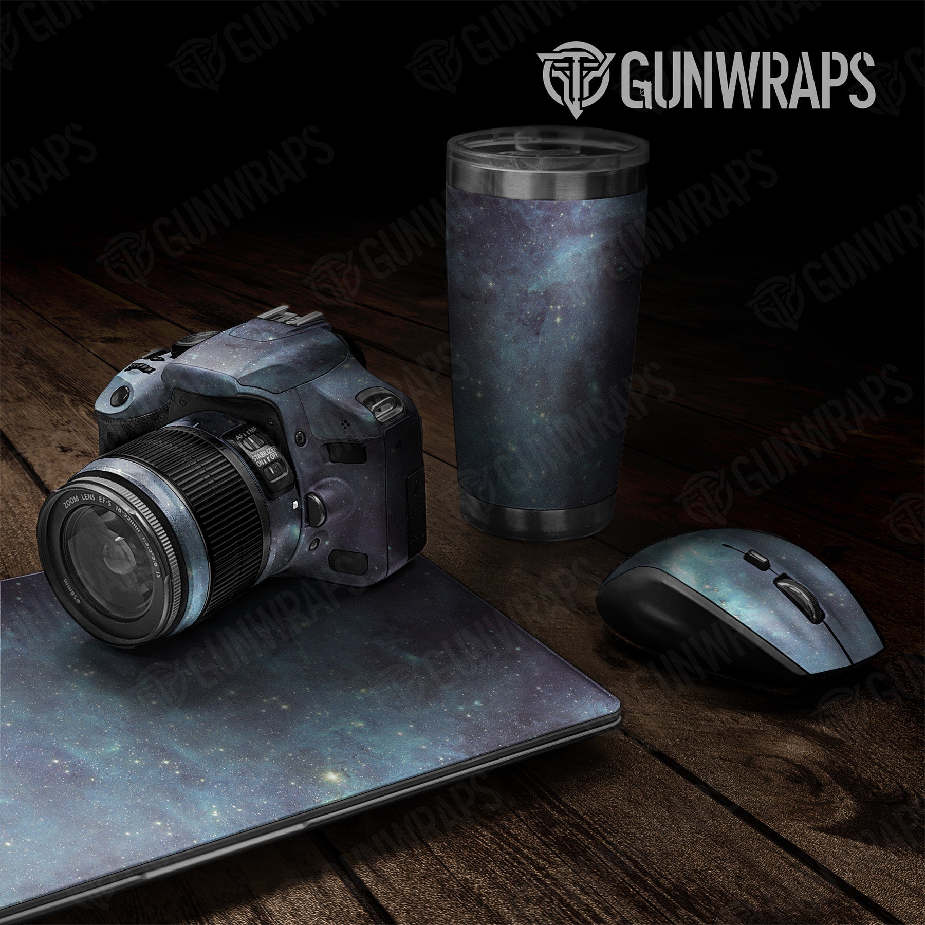 Universal Sheet Galaxy Blue Nebula Gear Skin Vinyl Wrap