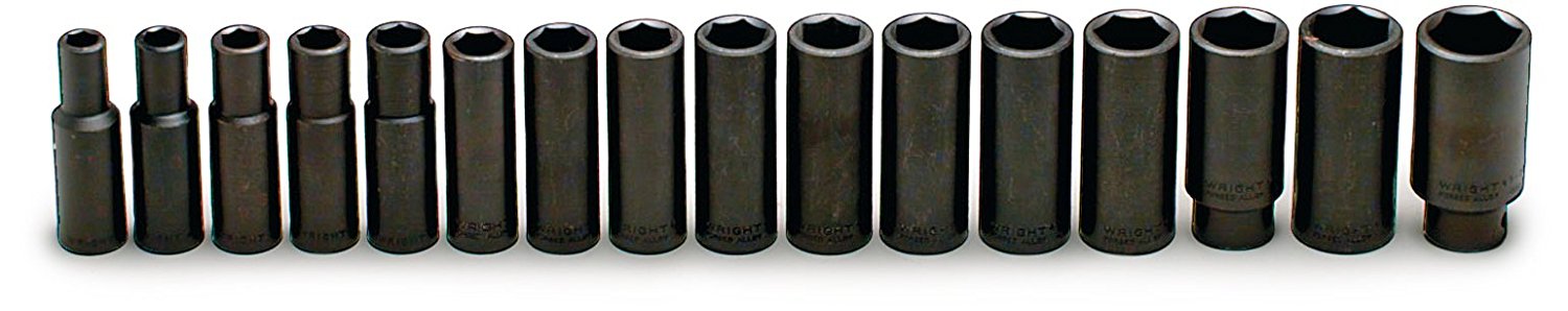 1/2″ Drive 16 Piece Impact Metric Socket Set 10mm – 27mm 6 Pt. Deep (467WR) Hot on Sale
