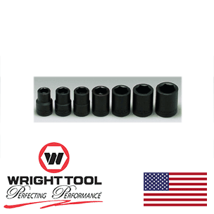 1/2″ Drive 7 Piece Impact Socket Set 7/16″ – 13/16″ (408WR)