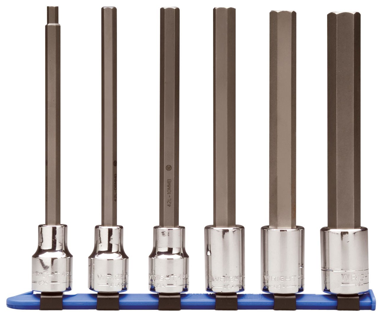 1/2″ Drive 6 Piece Metric Long Hex Socket Set (454WR) Online Sale